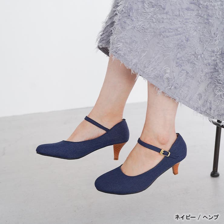 パンプス ラウンドトゥ ストラップ | La luna  | 詳細画像33 