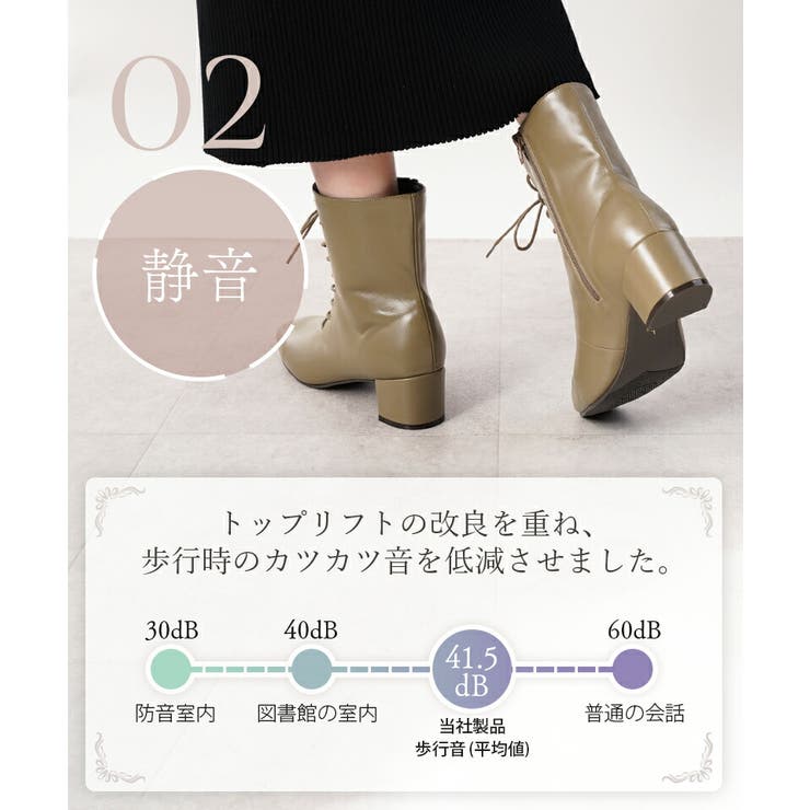 ALETTA 防水 ショートブーツ | La luna  | 詳細画像5 