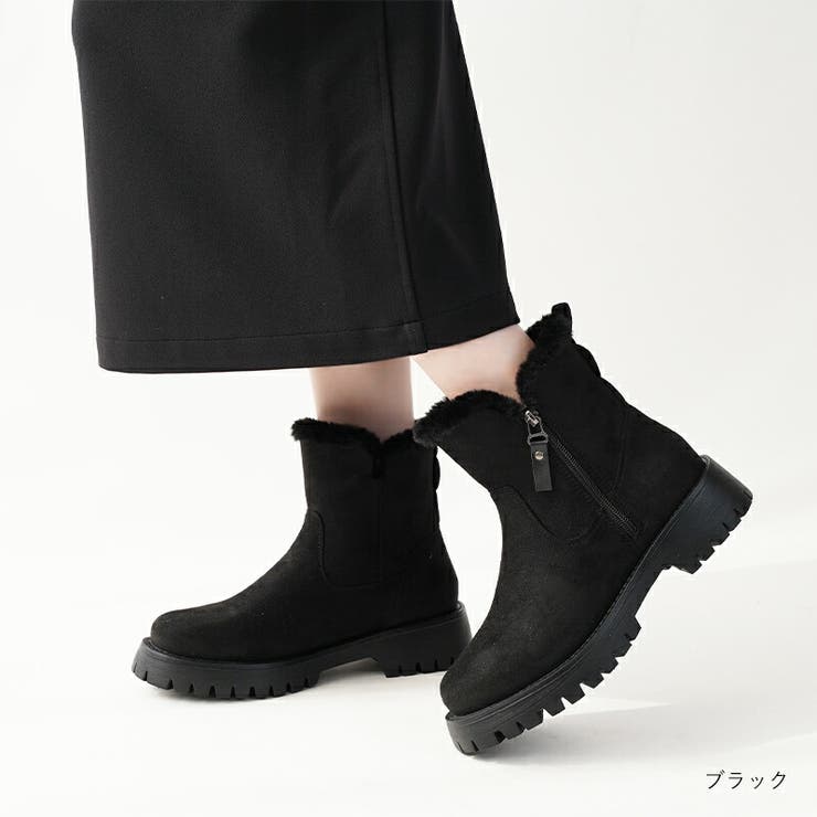 ブラック | ブーツ レディース 防水 | La luna 