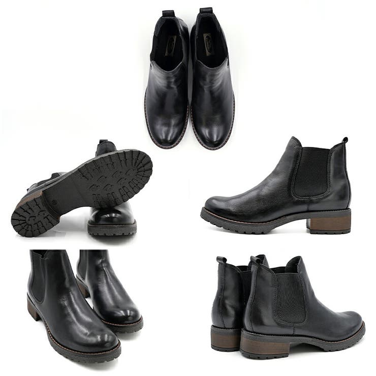 ショートブーツ 4cmヒール サイドゴア | La luna  | 詳細画像14 