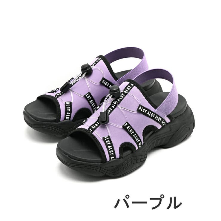 パープル | ALGY アルジー サンダル | La luna 