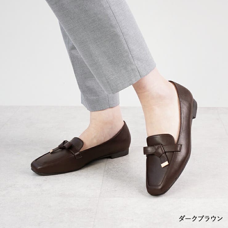 ダークブラウン | ローファー 痛くない 歩きやすい | La luna 