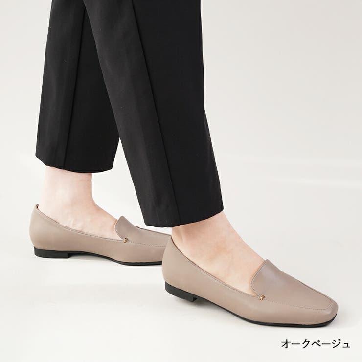 オークベージュ | 痛くない 歩きやすい ローファー | La luna 