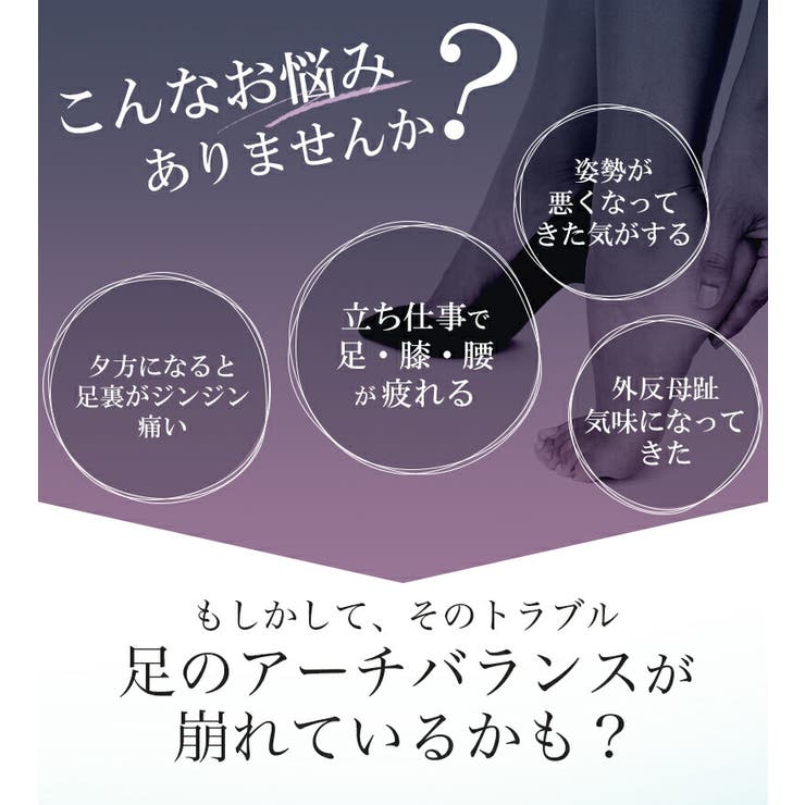 【理学療法士監修】 インソール レディース | La luna  | 詳細画像3 