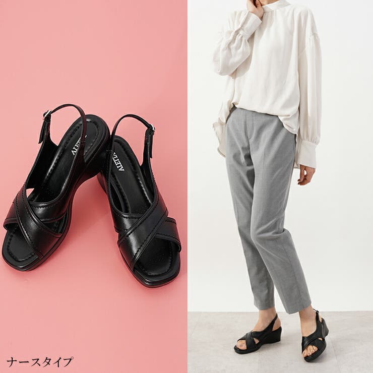 オフィスサンダル レディース ヒール[品番：TRCS0000462]｜La