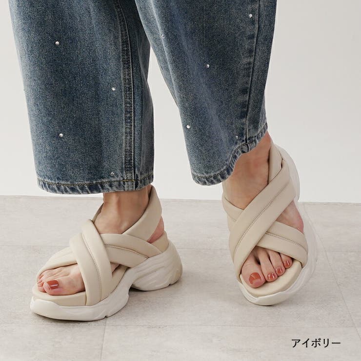 アイボリー | サンダル レディース スポーツ | La luna 