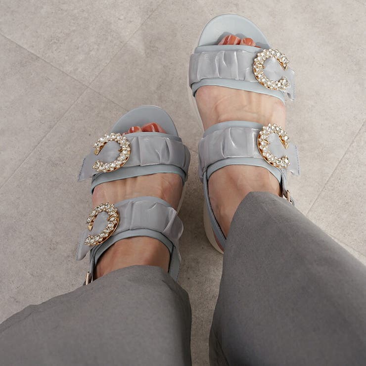 サンダル レディース ビジュー | La luna  | 詳細画像13 