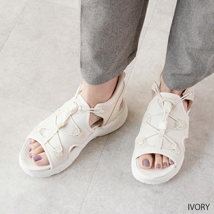 IVORY | ハンズフリー サンダル レディース | La luna 