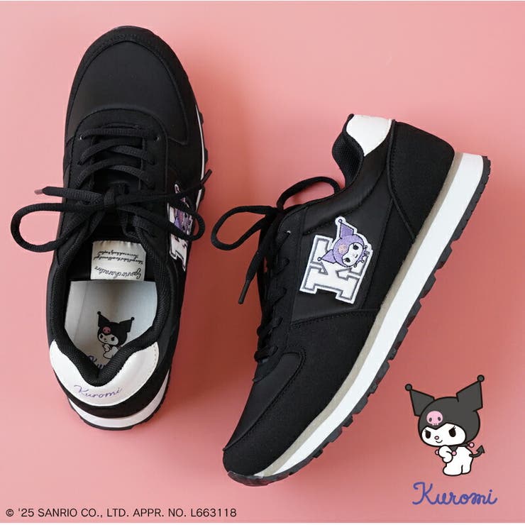 ブラック | サンリオ スニーカー ハローキティ | La luna 