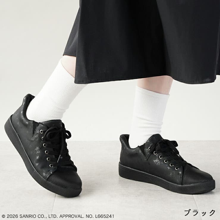 ブラック | サンリオ スニーカー ハローキティ | La luna 