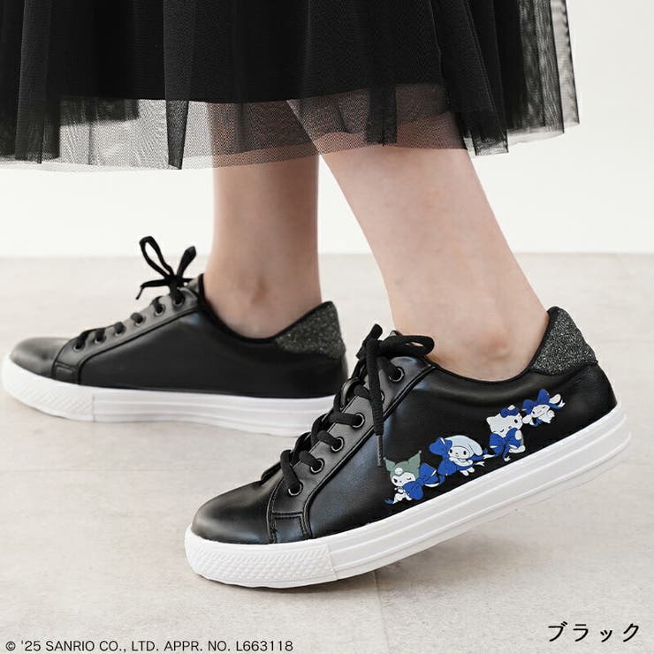 ブラック | サンリオ スニーカー ハローキティ | La luna 