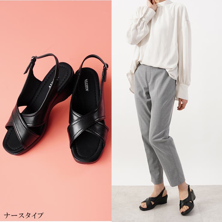 【リニューアル】オフィスサンダル レディース ヒール | La luna  | 詳細画像16 