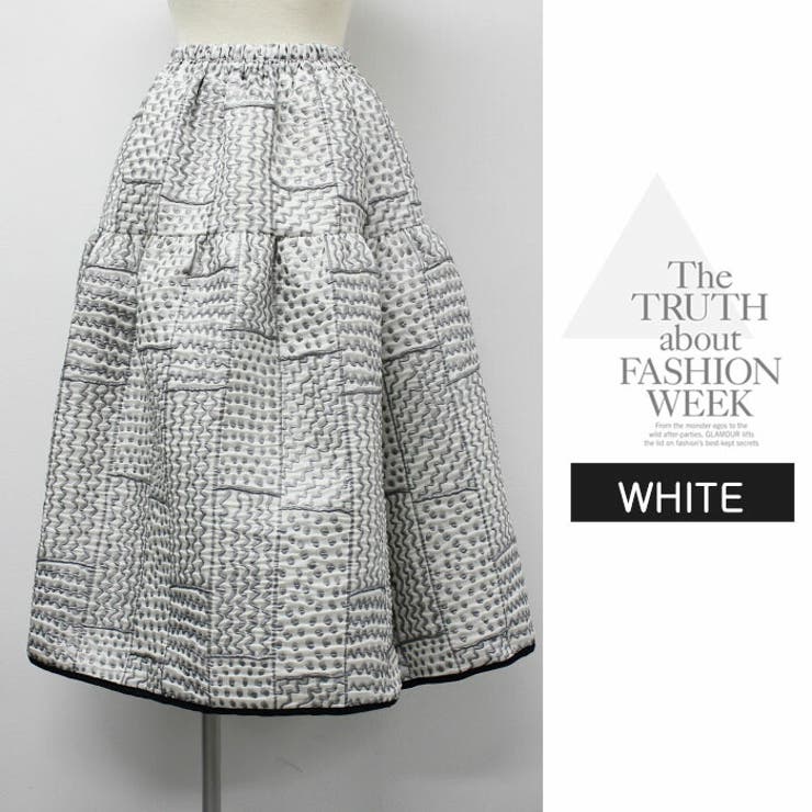 ボトムス ロングスカート Aライン リラックス ウエストゴム ボリューム | LATTE | 詳細画像9 