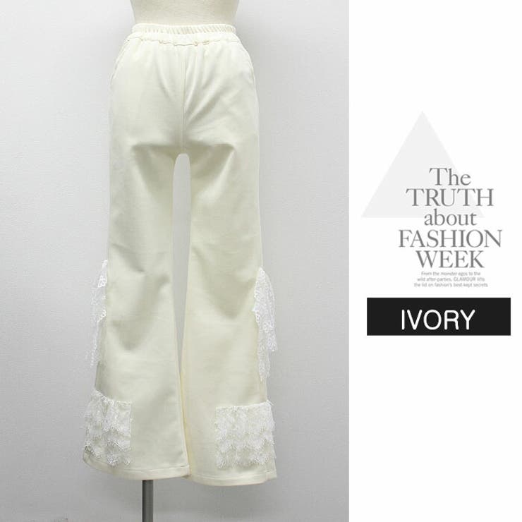 ズボン パンツ レギンス シンプル ストレートパンツ ウエストゴム ひざ下 | LATTE | 詳細画像11 