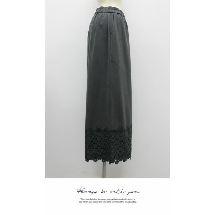 ボトムス ワイドパンツ ロング フリル ポケット リラックス ウエストゴム | LATTE | 詳細画像6 