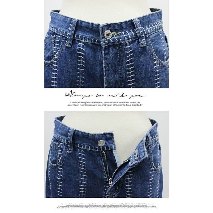 ユニックパータンデニムパンツ | LATTE | 詳細画像7 