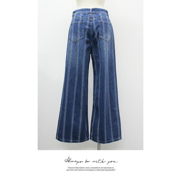 ユニックパータンデニムパンツ | LATTE | 詳細画像10 