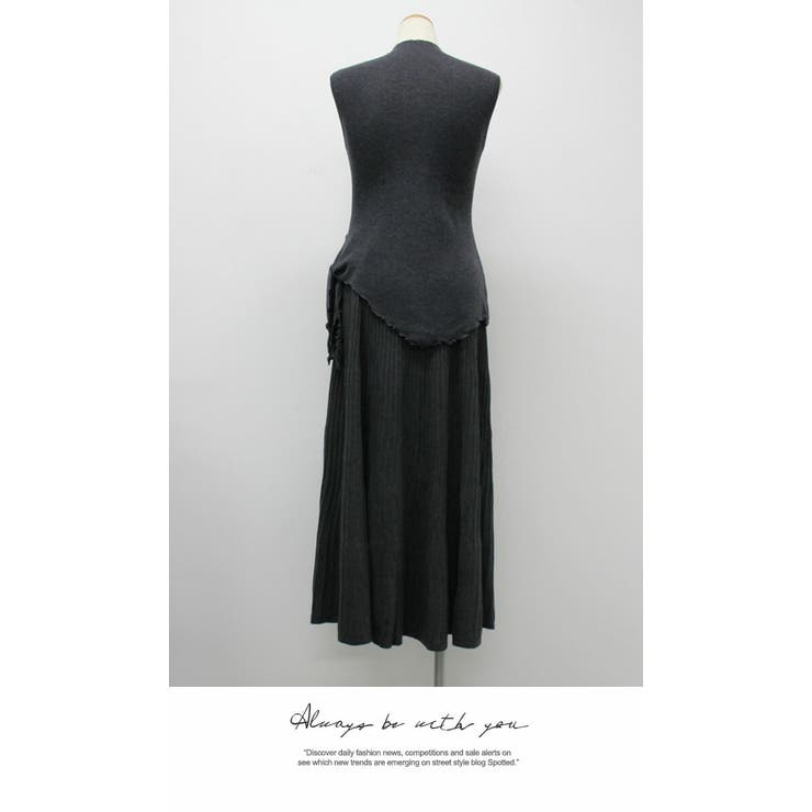 レディース ロング シンプル セット カットソー 上下ニット おしゃれ 無地 | LATTE | 詳細画像12 