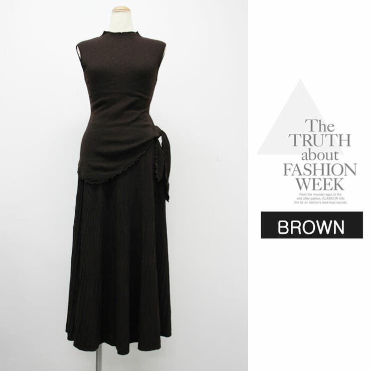 レディース ロング シンプル セット カットソー 上下ニット おしゃれ 無地 | LATTE | 詳細画像14 