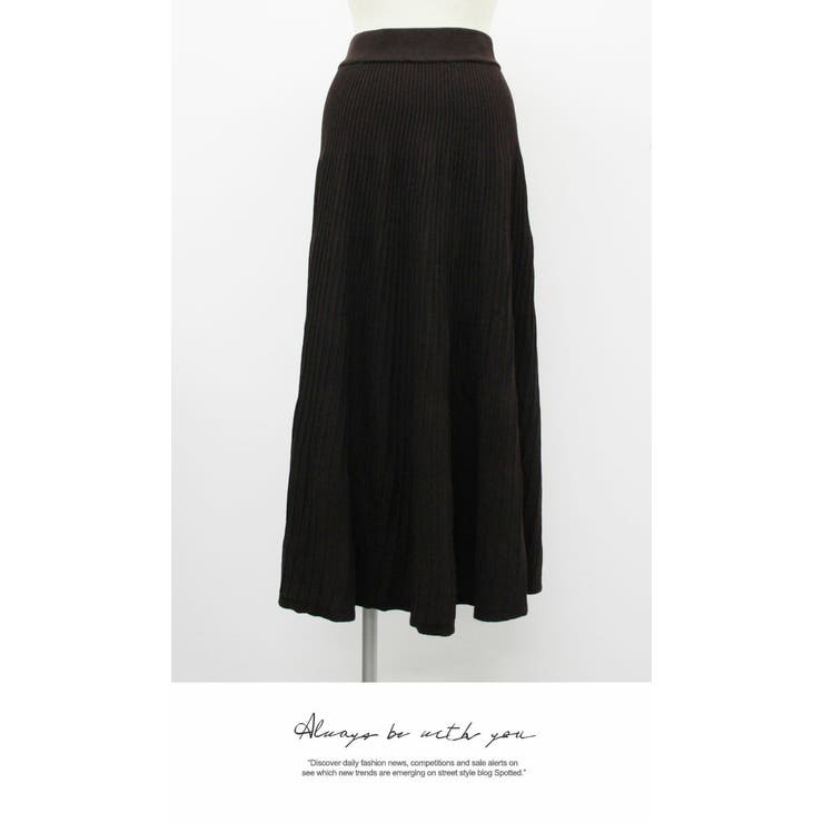 レディース ロング シンプル セット カットソー 上下ニット おしゃれ 無地 | LATTE | 詳細画像6 