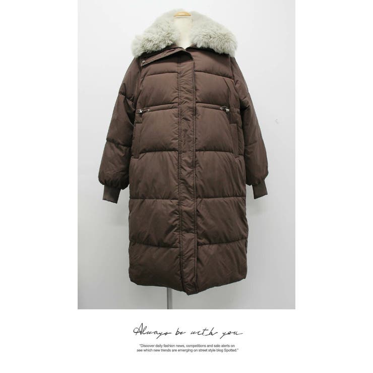 アウター ジャケットカジュアル 冬  もこもこ ファー付き 暖かい | LATTE | 詳細画像8 