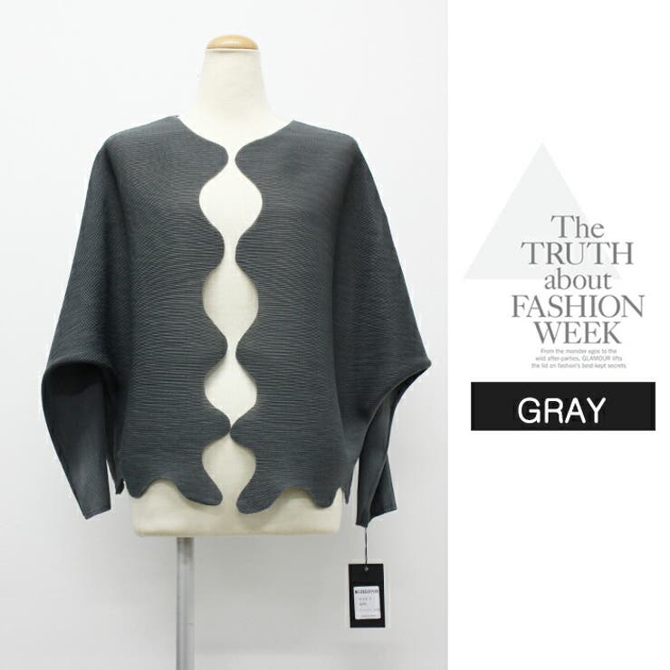 プリーツ カーディガン ボレロ  重ね着 長袖 ミセスファッション シンプル | LATTE | 詳細画像11 