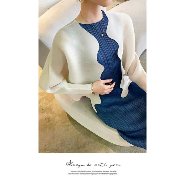 プリーツ カーディガン ボレロ  重ね着 長袖 ミセスファッション シンプル | LATTE | 詳細画像4 