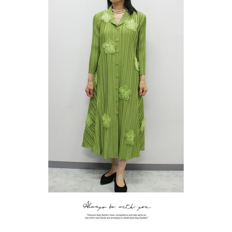 ゆったりプリーツコートワンピースssg260111 | LATTE | 詳細画像2 