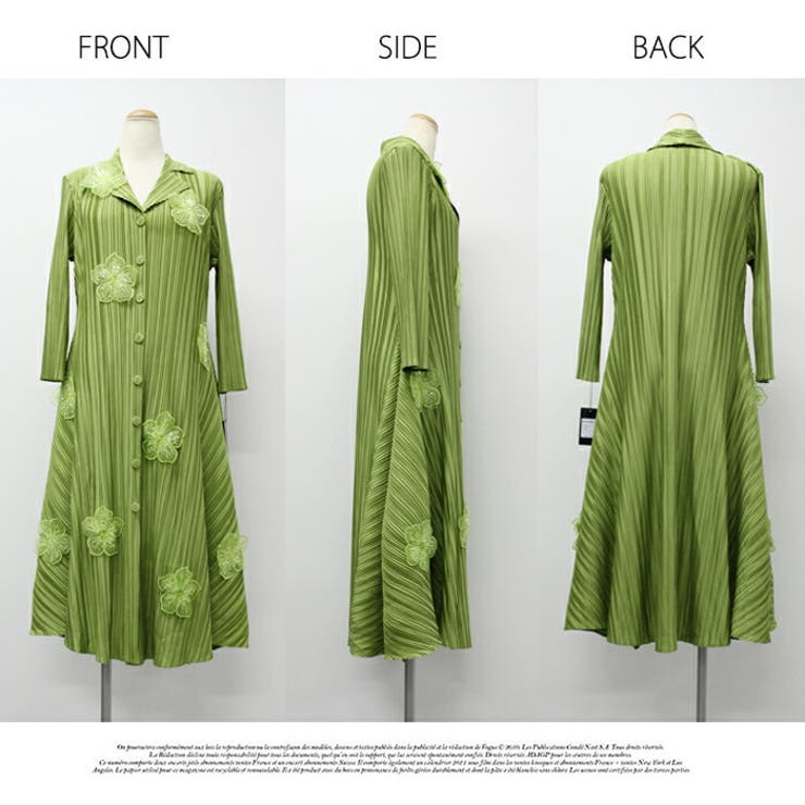 ゆったりプリーツコートワンピースssg260111 | LATTE | 詳細画像10 