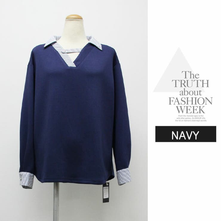 ストライプ 無地 フリーサイズ 半端袖 長袖 | LATTE | 詳細画像12 