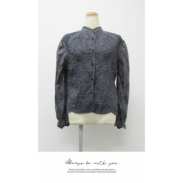 カットソー ブラウス 長袖 カジュアル きれいめ 上品 ナチュラル Tシャツ | LATTE | 詳細画像2 