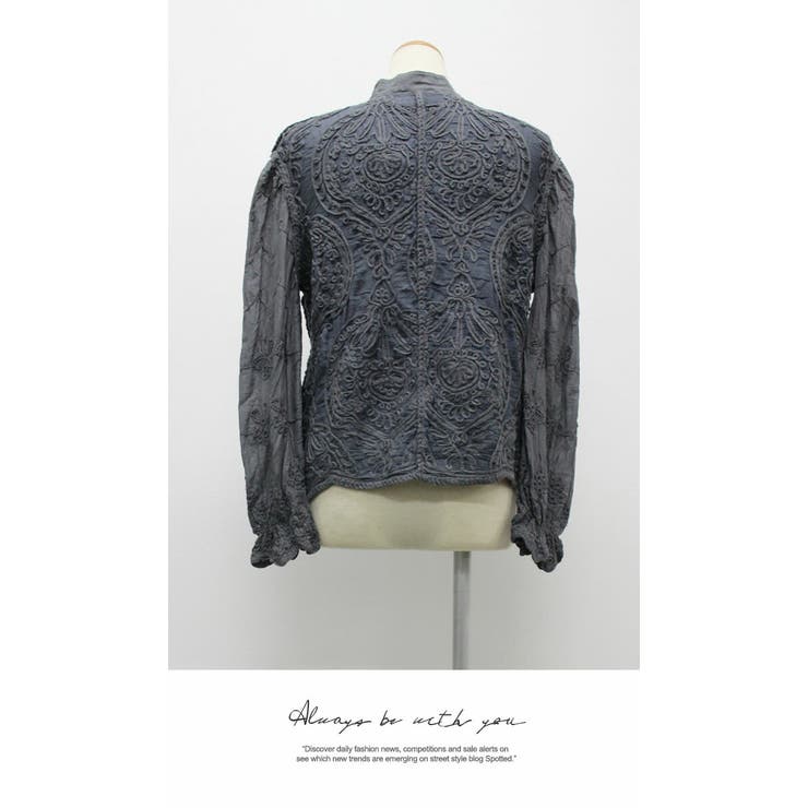 カットソー ブラウス 長袖 カジュアル きれいめ 上品 ナチュラル Tシャツ | LATTE | 詳細画像4 