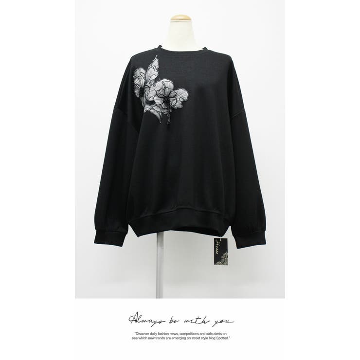 長袖 カジュアル きれいめ 上品 ナチュラル Tシャツ 長袖 秋冬 | LATTE | 詳細画像5 