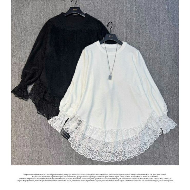 レース切り替えトップスssg260104 | LATTE | 詳細画像3 