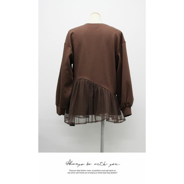 長袖 カジュアル チュニック 体型カバー ゆったり ナチュラル | LATTE | 詳細画像7 