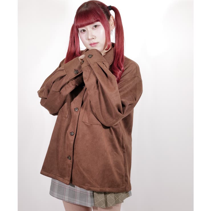 フェイク スウェード シャツJK / LL25FSSH01 | lattelatte | 詳細画像21 