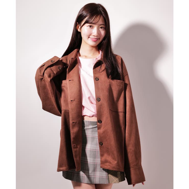 フェイク スウェード シャツJK / LL25FSSH01 | lattelatte | 詳細画像13 