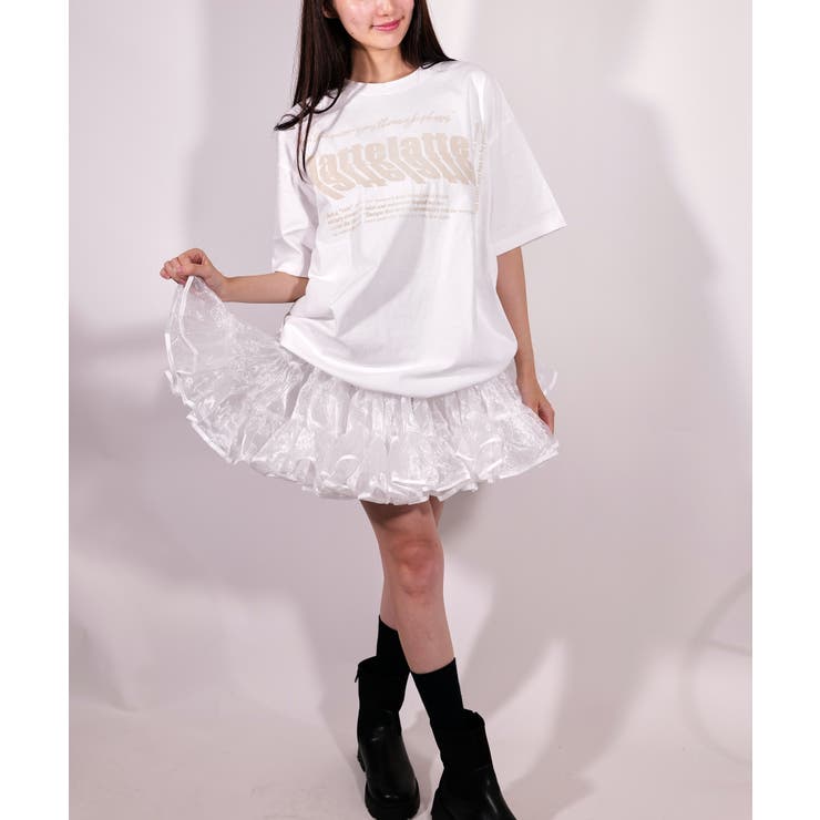 latteto ピグメントダイ グラフィックT | lattelatte | 詳細画像1 