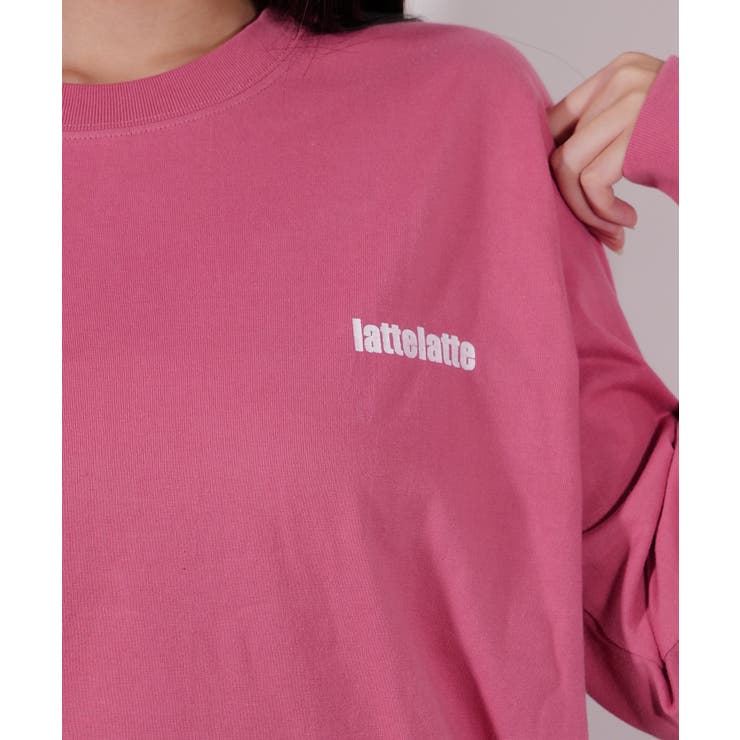 latteto 胸ロゴ ロングスリーブT-sh  | lattelatte | 詳細画像23 