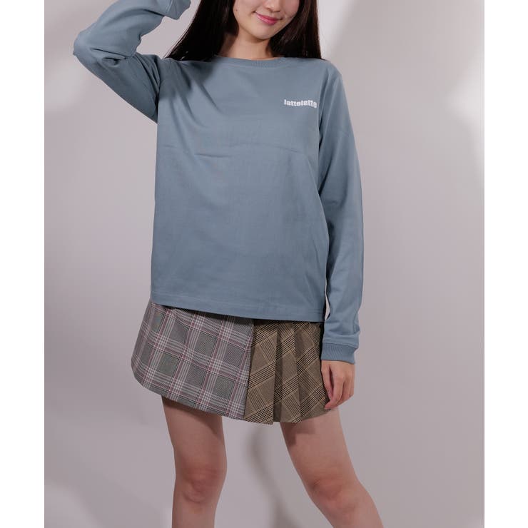 latteto 胸ロゴ ロングスリーブT-sh  | lattelatte | 詳細画像24 