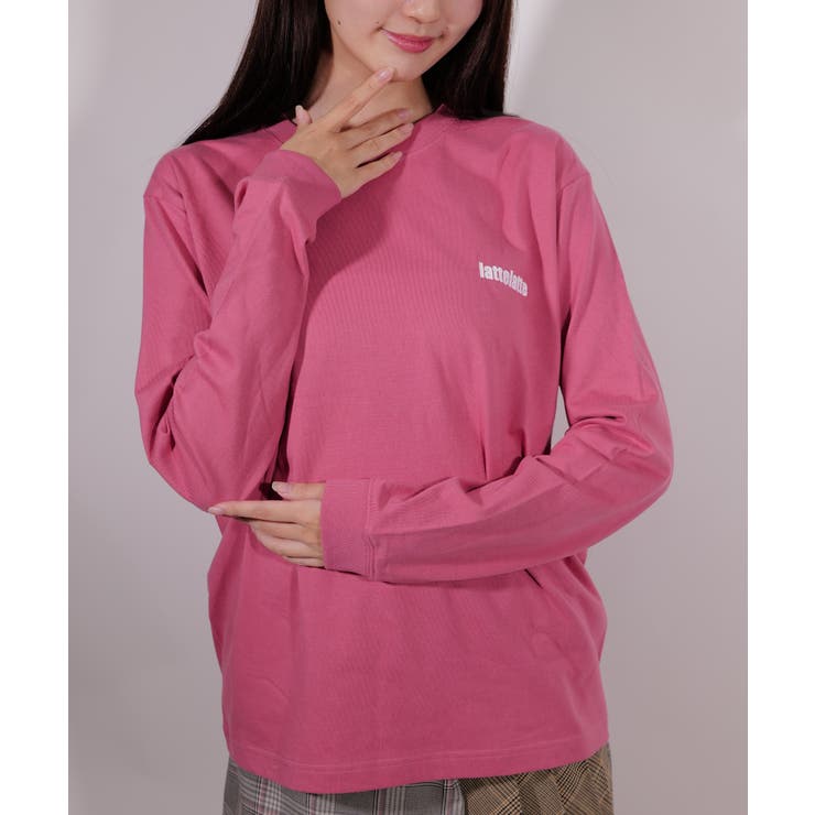 latteto 胸ロゴ ロングスリーブT-sh  | lattelatte | 詳細画像22 