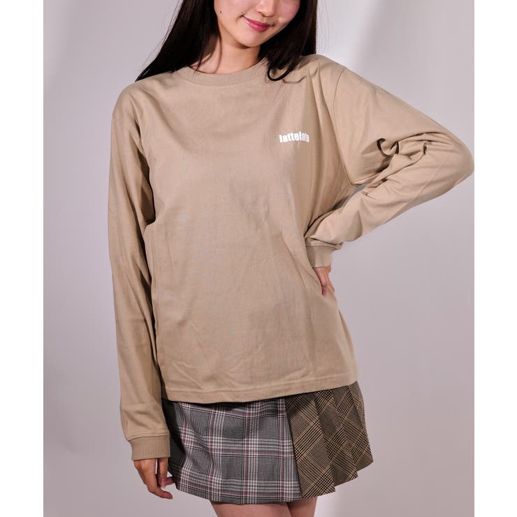 latteto 胸ロゴ ロングスリーブT-sh  | lattelatte | 詳細画像31 