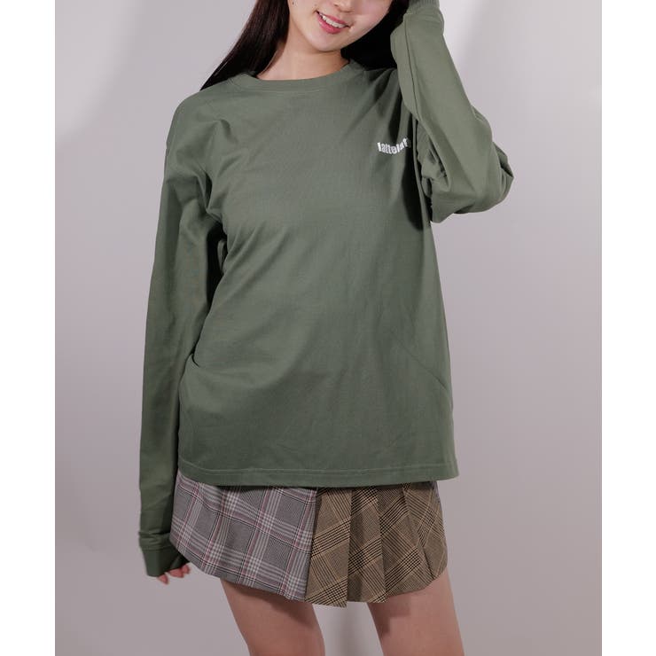 latteto 胸ロゴ ロングスリーブT-sh  | lattelatte | 詳細画像16 