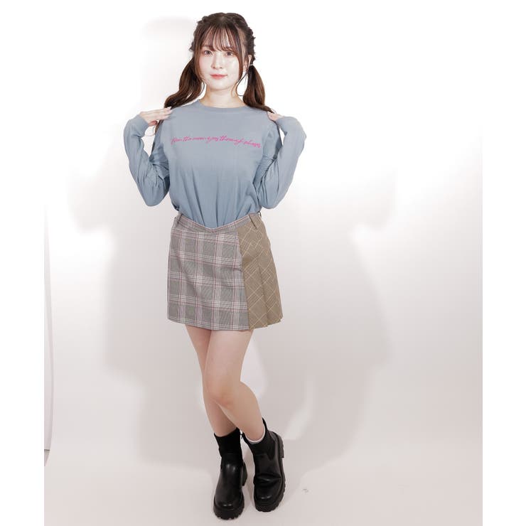 latteto メッセージ ロングスリーブT-sh / LT25LSTSH03 | lattelatte | 詳細画像10 