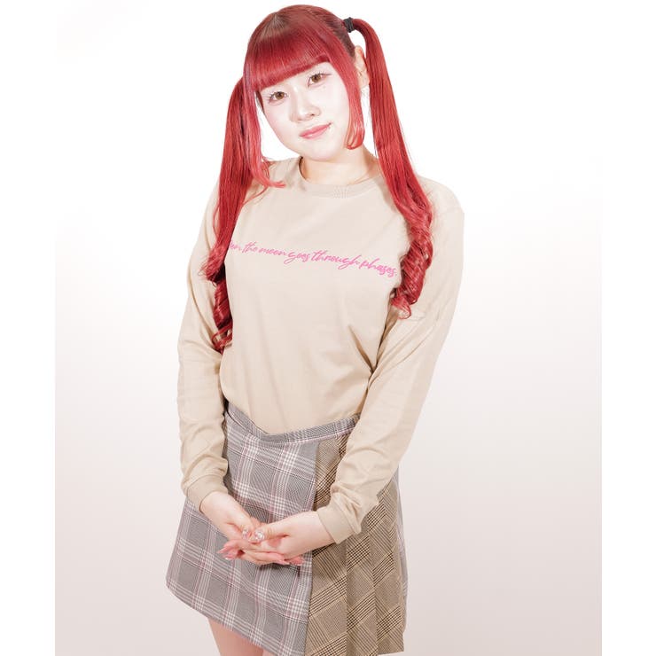 latteto メッセージ ロングスリーブT-sh / LT25LSTSH03 | lattelatte | 詳細画像14 