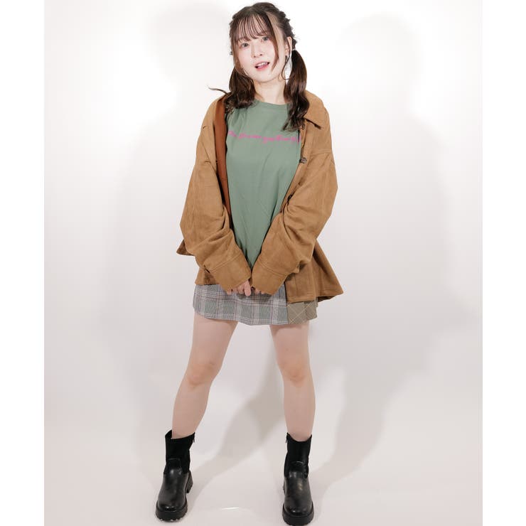 latteto メッセージ ロングスリーブT-sh / LT25LSTSH03 | lattelatte | 詳細画像12 