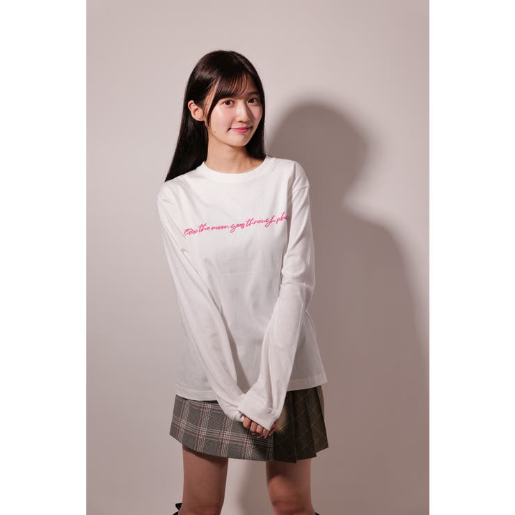 latteto メッセージ ロングスリーブT-sh / LT25LSTSH03 | lattelatte | 詳細画像15 