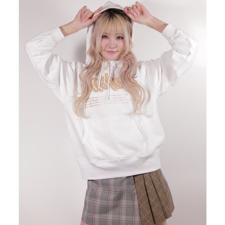 latteto バンド風プリントパーカー / LT25PPK01 | lattelatte | 詳細画像1 