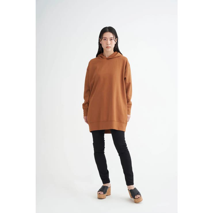 Womens HYBRID SWEAT P/O TUNIC HOODY | LaunchPark | 詳細画像6 