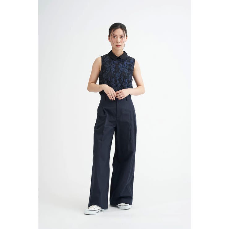Women's LIGHT CHINO TROUSERS | LaunchPark | 詳細画像14 